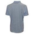 thumbnail image 2 of JDX Golf Men's X5 Striped Polo Shirt, Small Melange Gray, 2 of 3