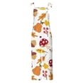 thumbnail image 4 of LOVZFMLL Combinaison pour Femme, Imprimée d'Été Sans Manches, Dos Nu, Ample, Longue, Orange, P, 4 of 5