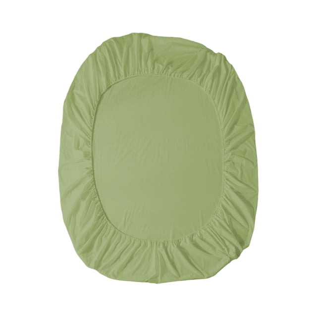 Maplenight Premium Queen Size Cooling Fitted Sheet for Hot Sleepers - Solid Color, Machine Washable, Ash Proof, Breathable - Multiple Colors Available Green