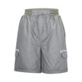 thumbnail image 3 of Innerwin Shorts Été Décontractés Cargo pour Femmes Short de Travail Extensible Lin Gris Bleu G, 3 of 7