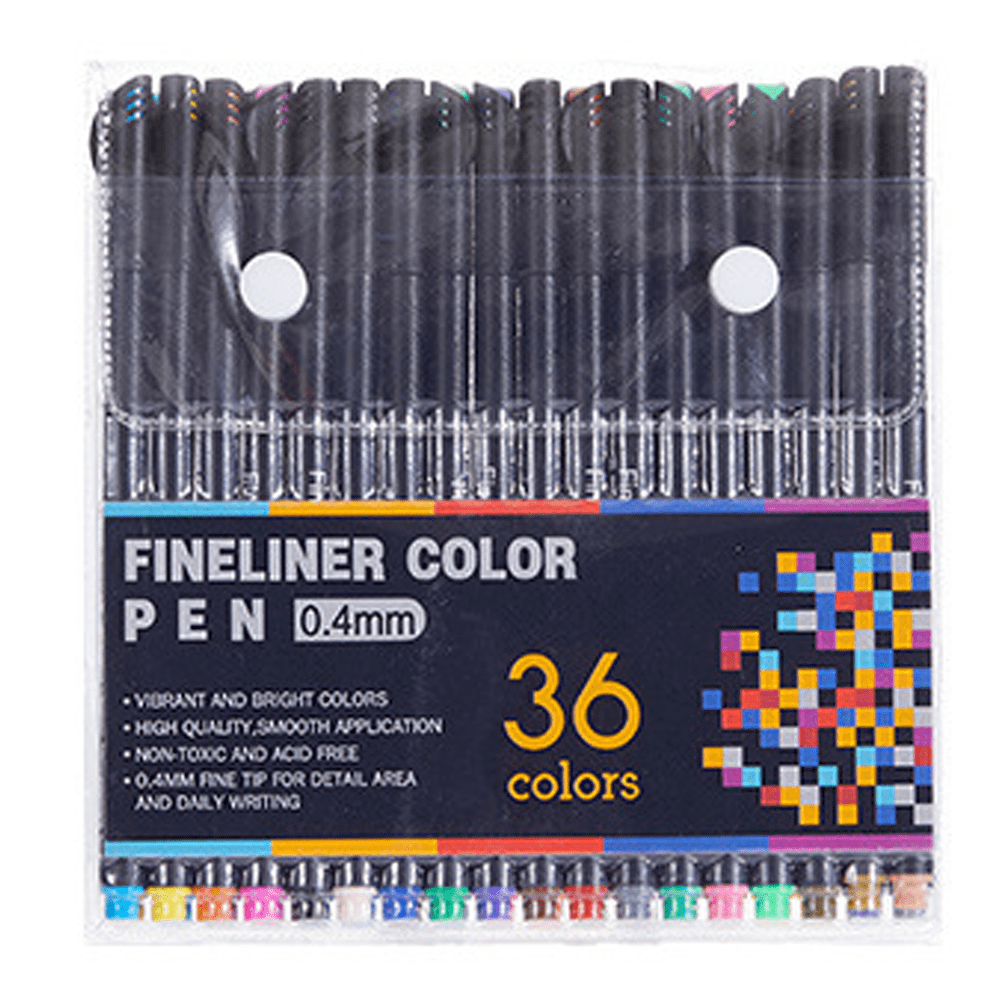 Stylos Planificateur de Journal Stylos Colorés Marqueurs à Pointe Fine Pointe Fine Stylos de Dessin Stylo Fineliner Poreux