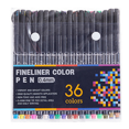 thumbnail image 1 of Stylos Planificateur de Journal Stylos Colorés Marqueurs à Pointe Fine Pointe Fine Stylos de Dessin Stylo Fineliner Poreux, 1 of 6