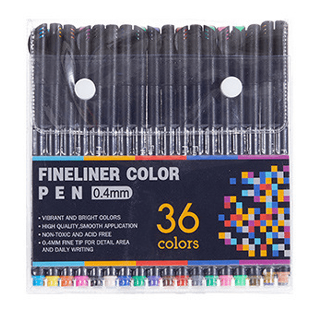 Stylos Planificateur de Journal Stylos Colorés Marqueurs à Pointe Fine Pointe Fine Stylos de Dessin Stylo Fineliner Poreux