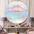 thumbnail image 3 of Designart 'Parfait VII' Art mural cercle en métal shabby chic, 3 of 3