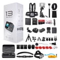 thumbnail image 1 of GoPro HERO13 Action Camera Gopro hero 13 Black with 2 Batteries and 128GB SD Card + Travel Case & 50 Piece Accessory Kit, 1 of 10