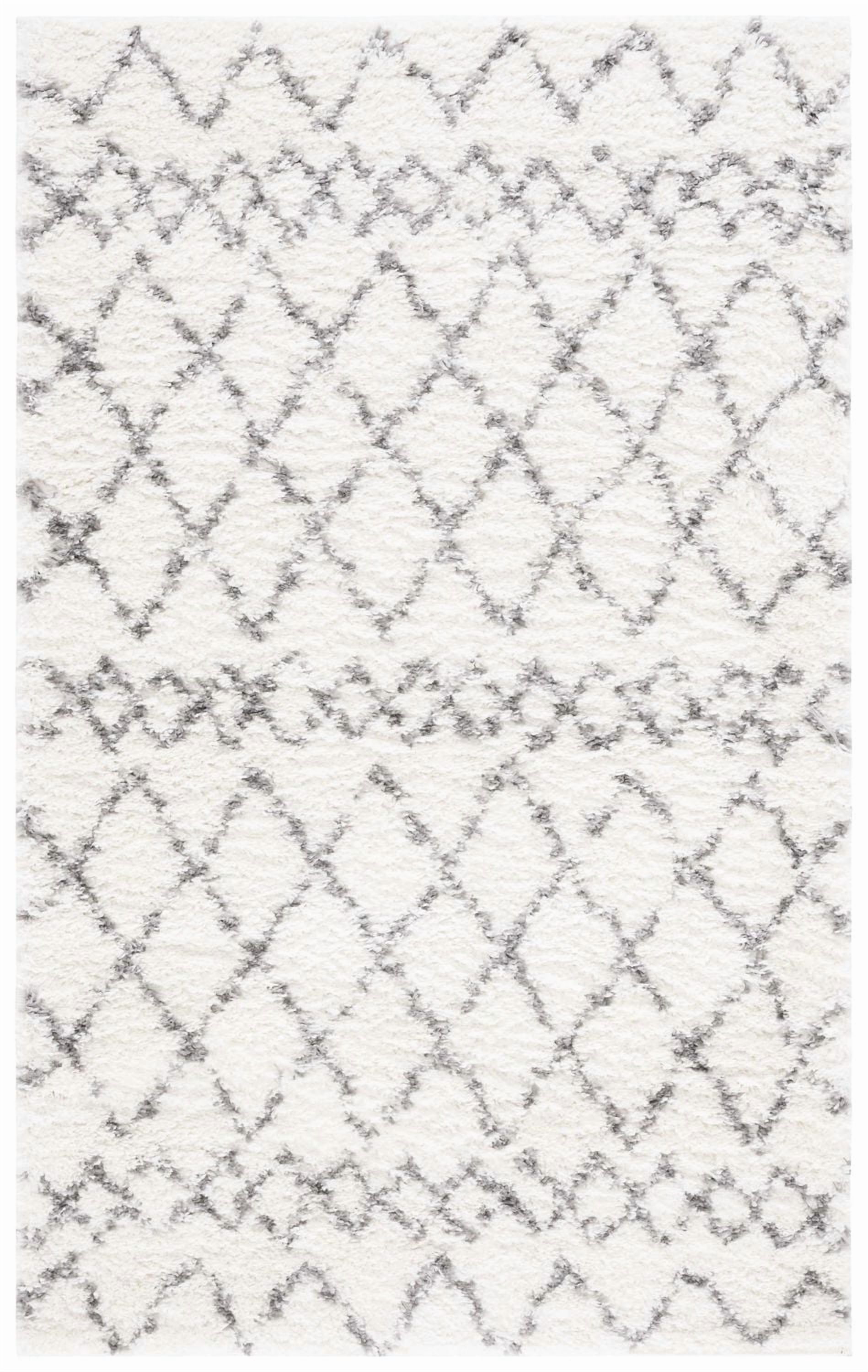 SAFAVIEH Berber Avery Tapis Géométrique Shag