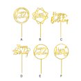 thumbnail image 4 of Baohd Happy Birthday Cake Decoration Plaque, 4 of 9
