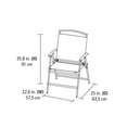 thumbnail image 4 of Mainstays Carlington Folding Sling Chair, 4 of 8
