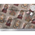 thumbnail image 2 of Soimoi Cotton Voile Fabric Animal Skin & Chinese Opera Mask Devil Decor Fabric Printed Yard 56 Inch Wide, 2 of 3