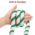 thumbnail image 4 of Unique Bargains 1Inch x 15Feet Natural Twisted Cotton Rope 3 Strand Tug of War Rope with Sealing Tape Green White, 4 of 6