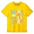 thumbnail image 4 of TZEWGL Short Sleeve Graphic Prints Crew Neck T-Shirts For Newborn Clothes For Infnants size 2-3T, 4 of 4