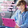thumbnail image 2 of Contixo 7" Kids Tablet, 2025 Model, 50 FREE Disney eBooks, 32GB, Educational Android Tablet for Kids Ages 3-12, Parental Controls, Wi-Fi, Kid-Proof Case with Kickstand & Stylus – Pink, 2 of 7