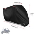 thumbnail image 3 of OPTUTUS Motorcycle Cover 104 Inch – Large Waterproof Oxford Cover with Lock Hole, Night Reflective, Fits Touring Bikes, 3 of 6