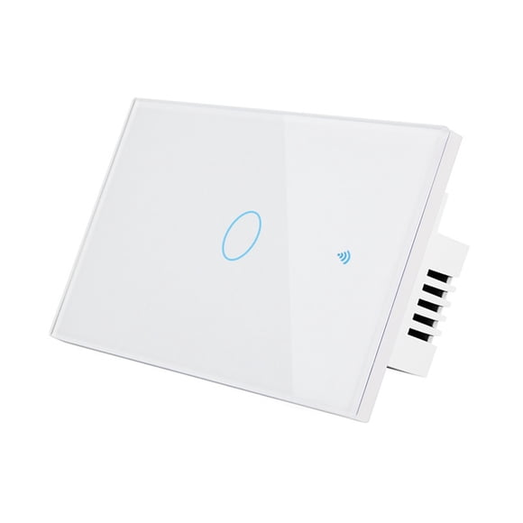 Wi-Fi Smart Switch Light Switch Voice Control, Remote Control, RF433, Touch Control Compatible with Alexa Google Home Schedule, Timer, Countdown No Neutral & Hub Required