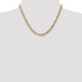 thumbnail image 2 of 14k Yellow Gold 18 Inch 5.25mm Concave Anchor Chain Necklace Pendant Charm, 2 of 9