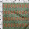 thumbnail image 2 of oneOone Silk Tabby Fabric Peacock Block Print Fabric BTY 42 Inch Wide, 2 of 4