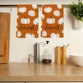 thumbnail image 2 of Pumpkin Stripe Kitchen Maple Leaf Words Dishwashing Kitchen Dishwashing Bathroom Hands, 2 of 6