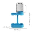 thumbnail image 3 of EGNMCR Closet Organizers and Storage, Organization and Storage, Storage Bins Bathroom Toothbrush Rack Couples Toothbrush Cup Rack Set Toothbrush Stand Space-Saving Toothbrush Rack Plastics cup rack, 3 of 6