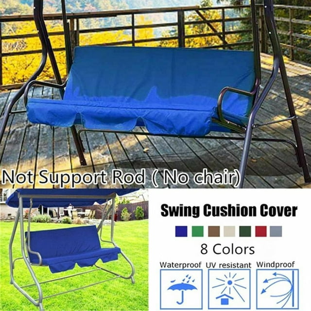 Housse de Balançoire Chaise Imperméable Coussin Patio Jardin Cour Extérieur Siège de Remplacement