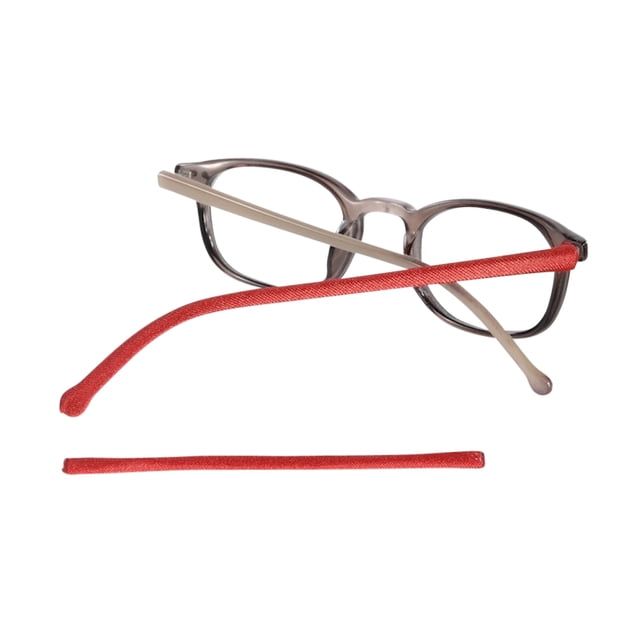Temeplesox Manchons de Lunettes Couvre-Bras Couleur Confort, Rouge Petit