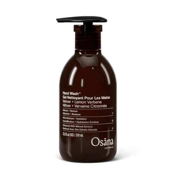 Osana Naturals Gel Nettoyant pour les Mains Hydratation Extrême + Humidification au Vétiver + Verveine Citronnée