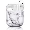 thumbnail image 1 of Compatible with Airpods Case, Ultra Thin Marble Airpod Case Full Protection Case Marble Pattern Airpods Case Portable Case for AirPods 2 Case Earpods Earbud Charging Case, 1 of 7