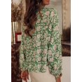 thumbnail image 3 of ORUYROP Blouses Décontractées Boho à Imprimé Floral Col en V Manches Longues Amples pour Femmes, 3 of 7