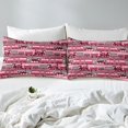 thumbnail image 4 of Erosebridal Pink Train King Sheet Sets, Steam Engine Bedding King Size, Cartoon Vehicle Decor, 4 of 6