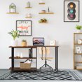 thumbnail image 2 of Patiojoy Sofa Side Table w/Storage Shelves Mobile End Table Rolling Couch Table Desk for Living Room Bedroom, 2 of 9