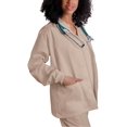 thumbnail image 1 of Adar Universal Women's Round Neck Warm-Up Scrub Jacket, Available in 39 Colors, 1 of 5