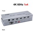 thumbnail image 2 of 1x8 4K 60Hz High-Def Media Hub, Smart Video Converter for PC to TV, 2 of 7