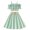 Green, variant on Ymyiu Girls Outfit Girls Sparkly Sequin Skirt Sets Sleeveless Tank Top Crop Dance Blouse with High Waisted Mini Skirts Size 9-10 Years(Black, 9-10 Years)