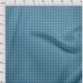 thumbnail image 4 of oneOone Tissu Polyester Spandex Bleu Moyen Matériau de Robe Rétro Tissu Imprimé au Mètre 56 Pouces de Large, 4 of 5