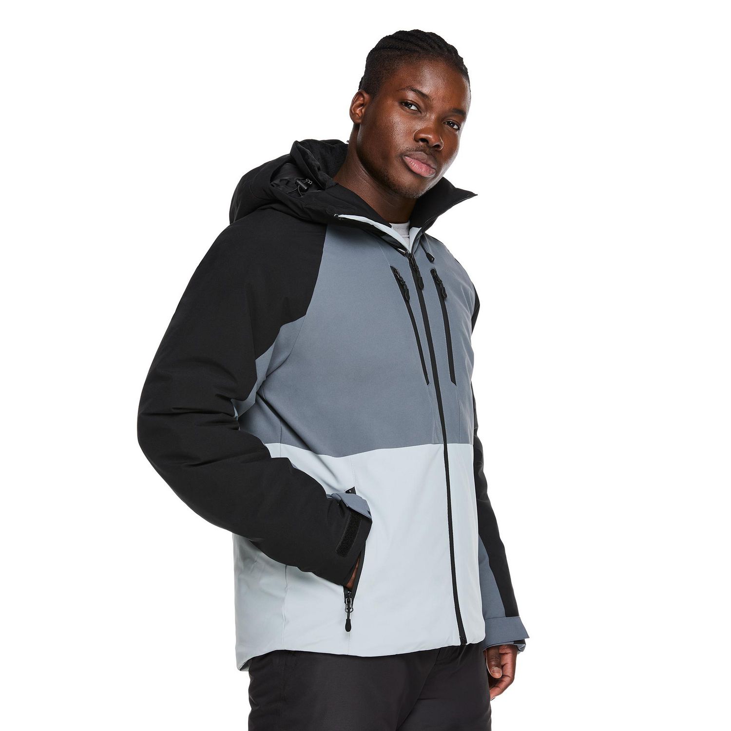 Athletic Works Men's Colour Block Snow Jacket