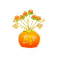 thumbnail image 2 of yuksok Car Dashboard Decoration Desktop Ornament for Bookshelf Room Home Decoration A, 2 of 9