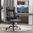 thumbnail image 2 of Vinsetto Executive Office Chair with Massage, Tilt, Desk Chair, Black, 2 of 8