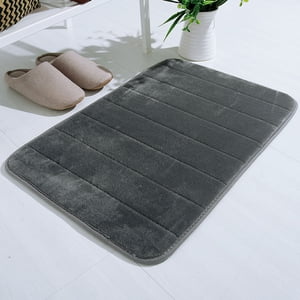 Bilqis Rugs de salle de bain Non glissade, Tapis en mousse de mémoire souple absorbante, Salle de bains Chambre à coucher Rug Décor douche, Rug douche, Décor de douche pour intérieur 40x60cm Voie quotidienne