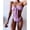 Purple, variant on Dvkptbk Swimwear Women Cover Ups for Swimwear Women Women Lace Bikini Set Push Up Swimsuit Beachwear Padded Swimwear