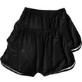 thumbnail image 4 of Kyusrd 2Pcs Shorts For Women'S Running With Pockets High Waisted Athletic Workout Gym Shorts For Women With Liner, 4 of 4