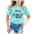 thumbnail image 1 of TZEWGL T-Shirts For Child Back To School Season Printed Short Sleeve Crewneck Clothes For Baby size 6-8T, 1 of 4