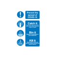 thumbnail image 1 of yingyy 10Pcs Wash Hand Wall Stickers PVC Hand Washing Sign Sanitary Stickers No.3, 1 of 6