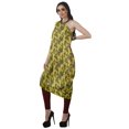 thumbnail image 4 of Moomaya Robe Kurti à une Épaule Imprimée pour Femme, Sans Manches, à Col Bénitier, Style Bohème, Tenue de Soirée de Designer, 4 of 7