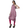 thumbnail image 4 of Moomaya Robe Kurti à une Épaule Imprimée pour Femme, Sans Manches, à Col Bénitier, Style Bohème, Tenue de Soirée de Designer, 4 of 7