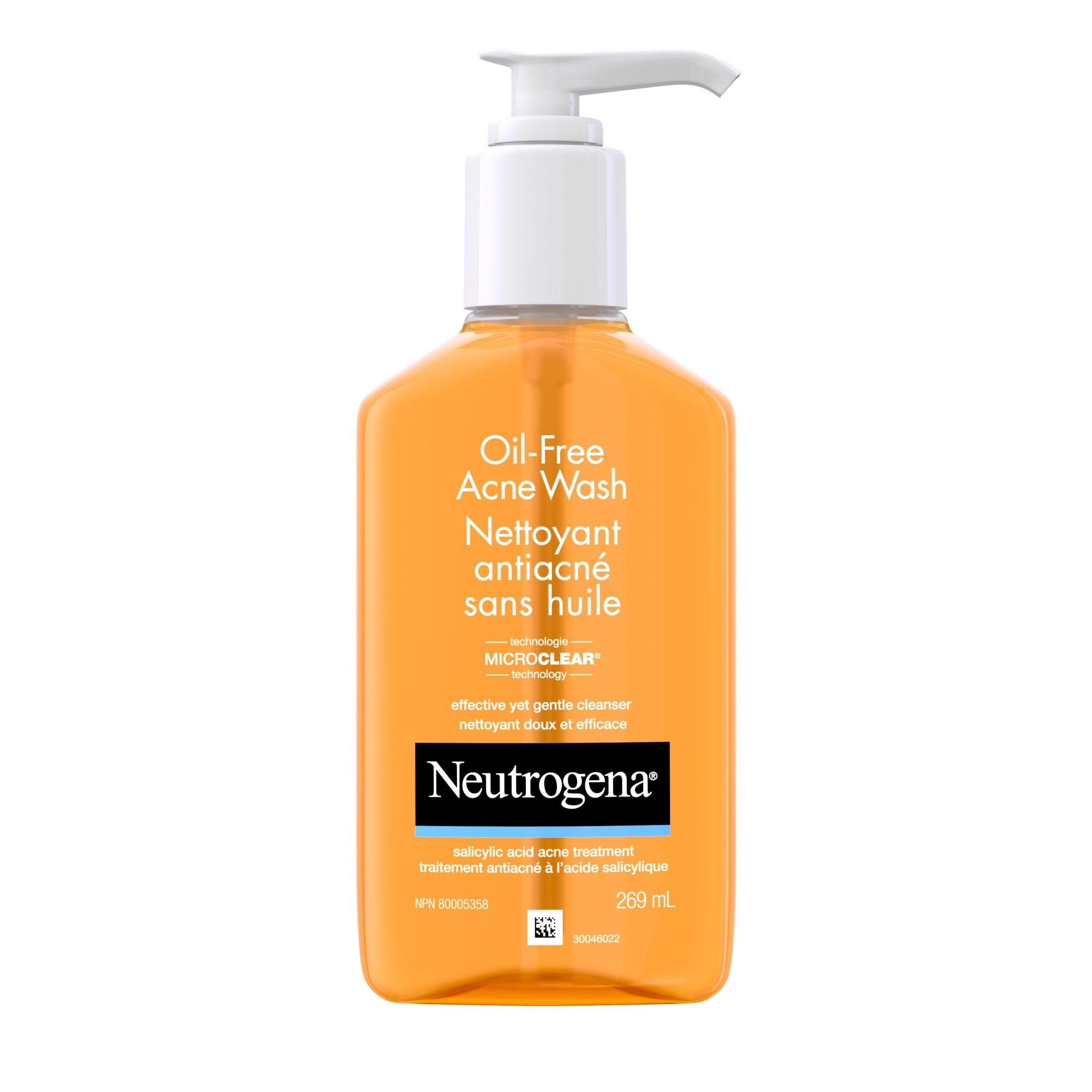 Neutrogena Oil Free Acne Wash for Oily Skin Acne Control Cleanser with ...