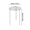thumbnail image 3 of Binwennn Trendy Clips Garden Climbing Frame Green Grid Support Peony Support Frame Flower Pot Frame Horticultural Fixing Rod， Support Garden Flower Stakes And Support For Climbing Vegetable, 3 of 8