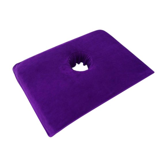 Xuanheng Massage Table Face Hole Towel Lightweight Comfortable Polyester Beauty Towel violet