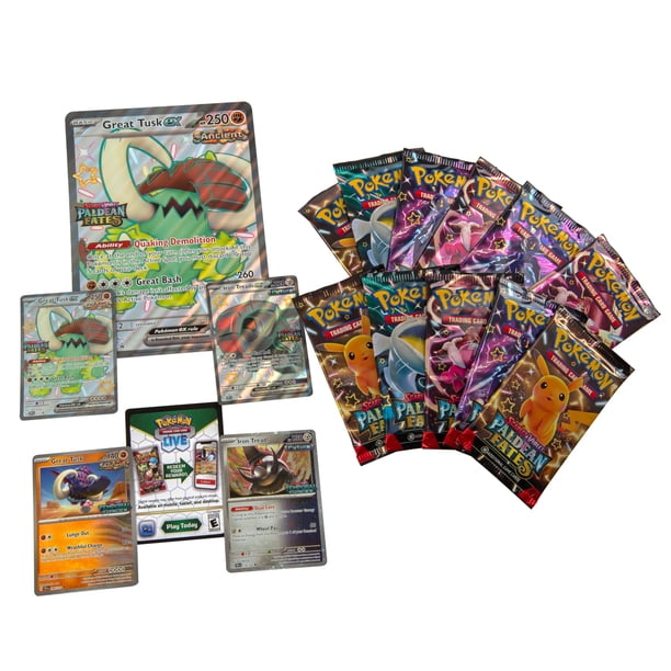 Pokemon TCG: Paldean Fates Great Tusk ex & Iron Threads ex Premium