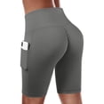 thumbnail image 4 of Timegard Plus Size Shorts for Women Running Ruched Comfy Shorts Casual Workout Shorts Elastic Waist, 4 of 6