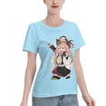 thumbnail image 2 of T-Shirt Basique à Manches Courtes pour Femmes Demon Slayer : Koiju et Nidouzi, 2 of 6
