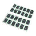 thumbnail image 1 of Unique Bargains 24 Pcs Écussons de Crevaison de Pneu de Moto/auto Verts Outil de Réparation de Pneu 52 x 34 mm, 1 of 3